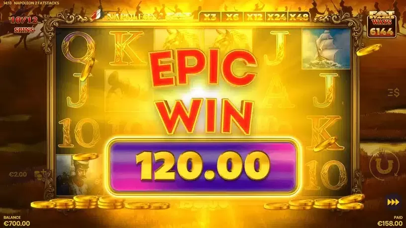 Napoleon 2 FatStacks slot screenshot 6