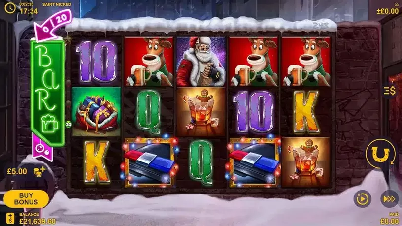 Saint Nicked slot screenshot 1