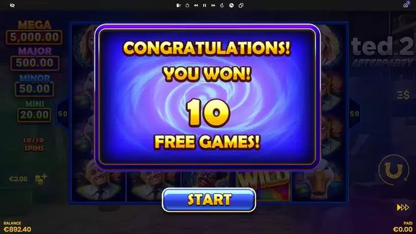 Ted 2 Afterparty slot screenshot 3