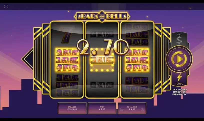 #Bars And Bells slot screenshot 2