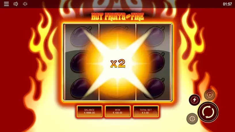 Hot Fruits on Fire slot screenshot 5