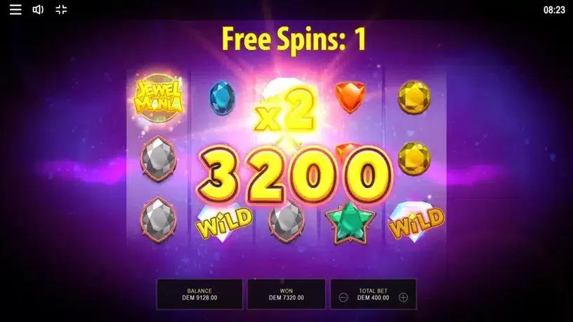 Jewel Mania slot screenshot 6