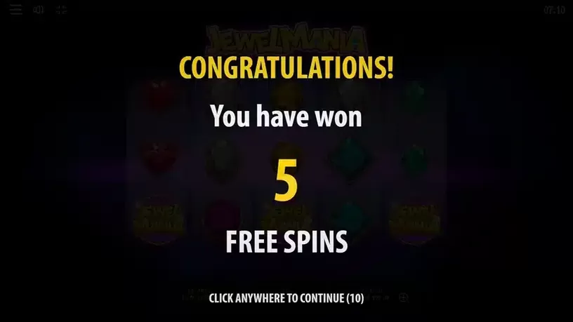 Jewel Mania slot screenshot 3