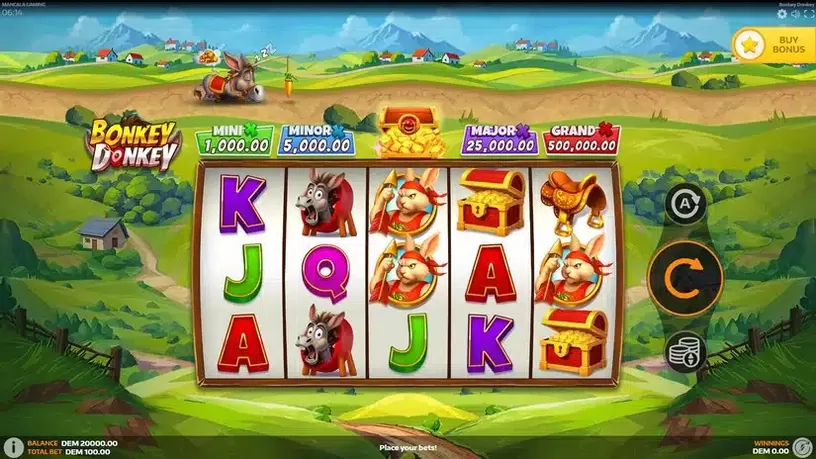 Bonkey Donkey slot screenshot 1