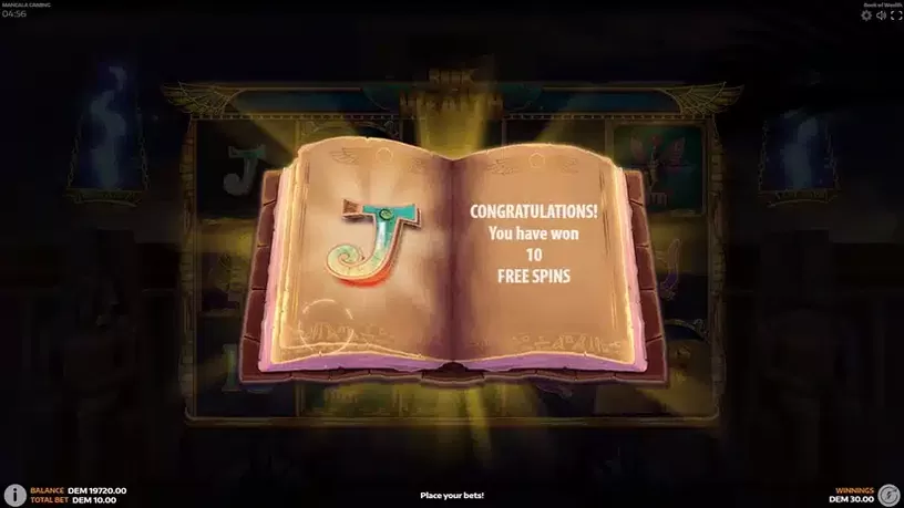 Book of Wealth slot screenshot 3
