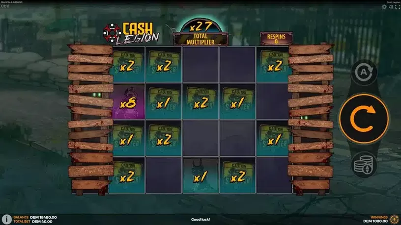 Cash Legion slot screenshot 5