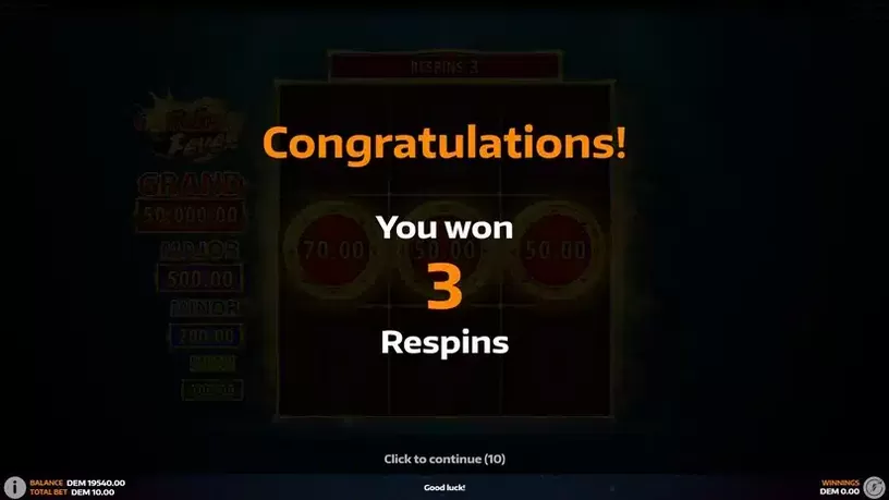 CoinSpin Fever slot screenshot 3