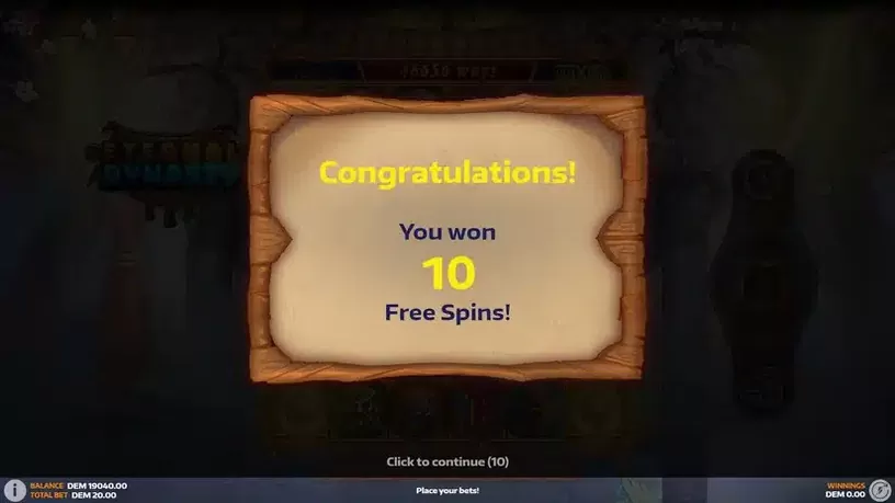 Eternal Dynasty slot screenshot 2