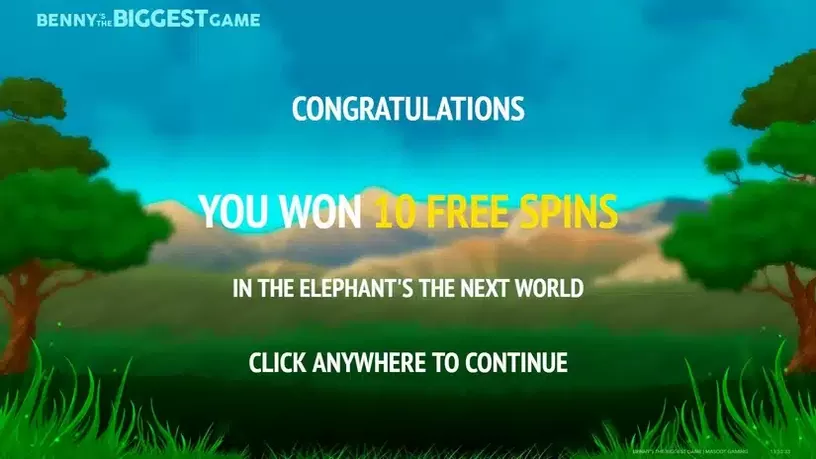 Benny’s the Biggest Game slot screenshot 2