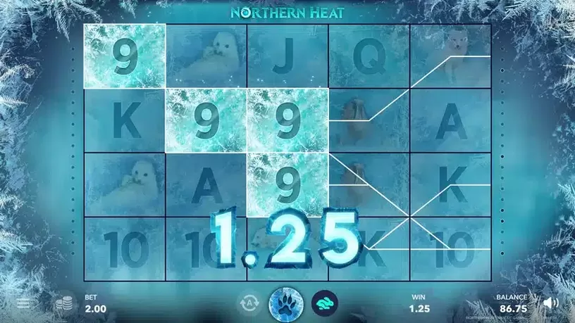 Northern Heat slot screenshot 2