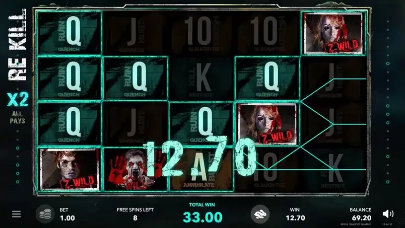 Re Kill slot screenshot 5