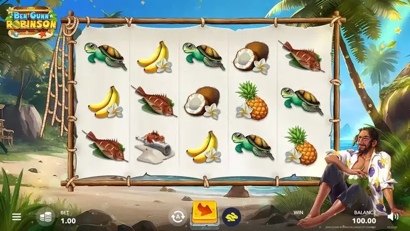 Ben Gunn Robinson slot screenshot 1