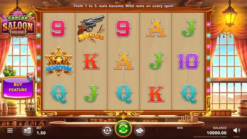 Cancan Saloon Deluxe slot screenshot 1