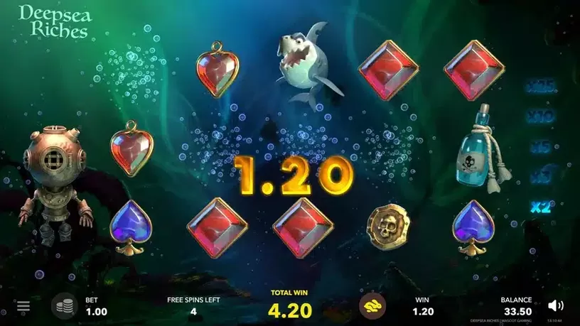 Deepsea Riches slot screenshot 4
