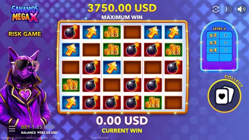 GANAMOS MEGA X slot screenshot 5
