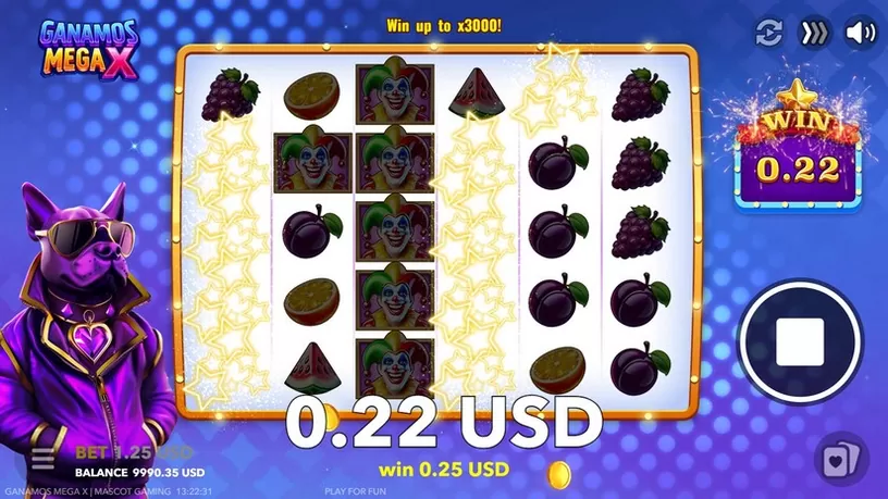 GANAMOS MEGA X slot screenshot 3