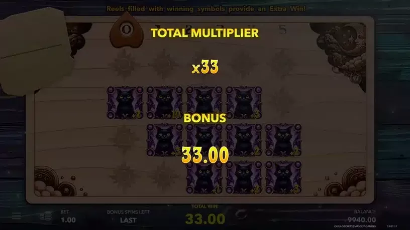 Ouija Secrets slot screenshot 4