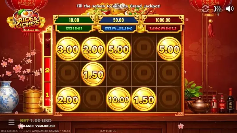 Rice & Riches: Hold and Win slot screenshot 3