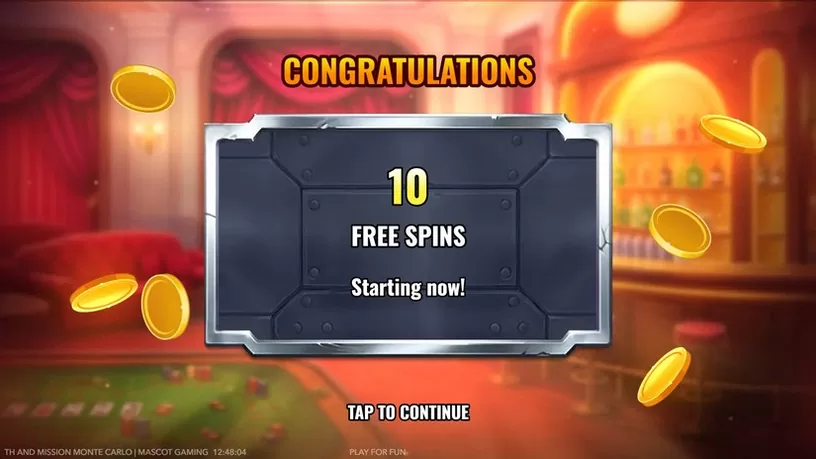 Tessa Hunt and the Mission Monte Carlo slot screenshot 2