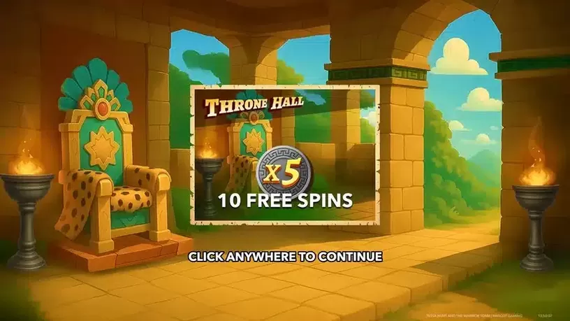 Tessa Hunt and the Warrior Tomb slot screenshot 2