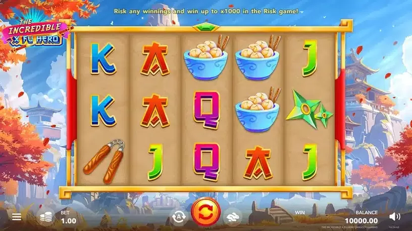 The Incredible X Fu Hero slot screenshot 1