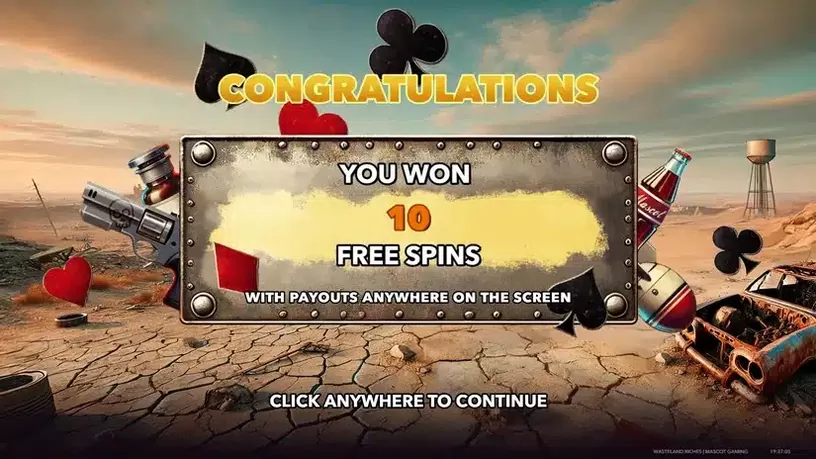 Wasteland Riches slot screenshot 2