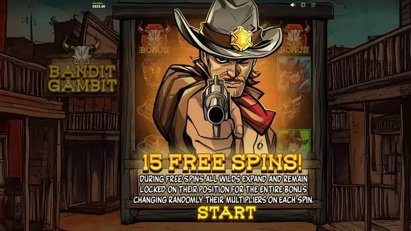 Bandit Gambit slot screenshot 7