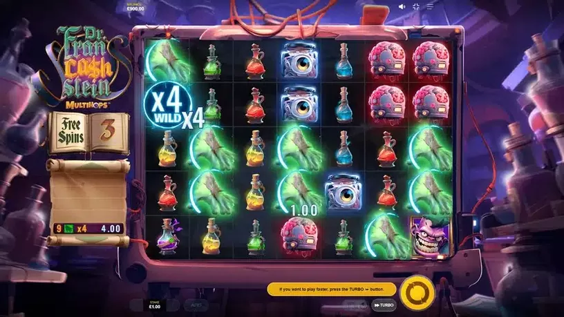 Dr. Francashstein slot screenshot 5