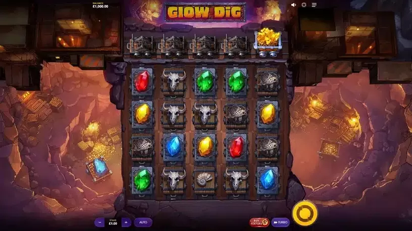 Glow Dig slot screenshot 1