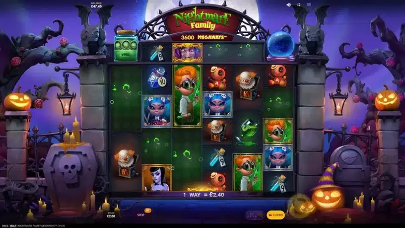 Nightmare Family Megaways slot screenshot 3