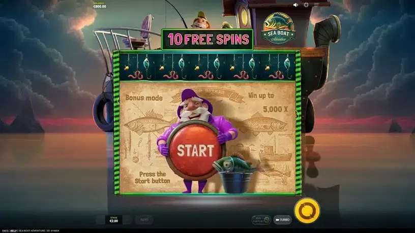Sea Boat Adventure slot screenshot 3