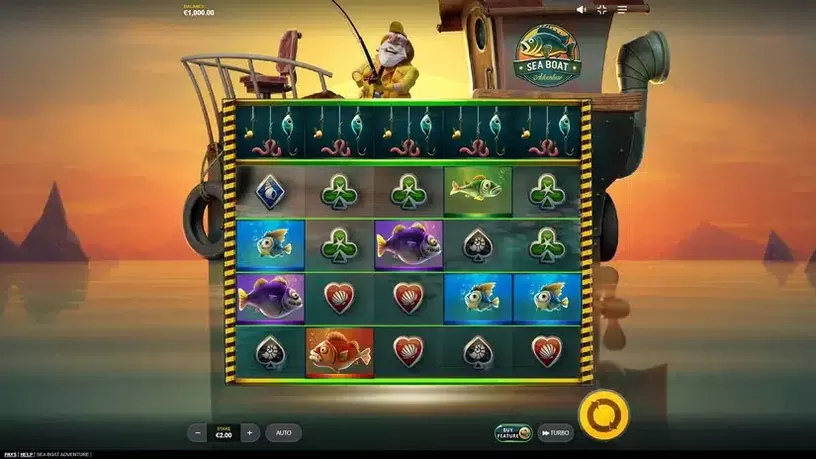 Sea Boat Adventure slot screenshot 1