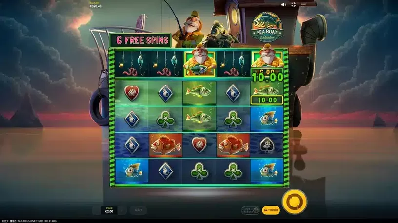 Sea Boat Adventure slot screenshot 5