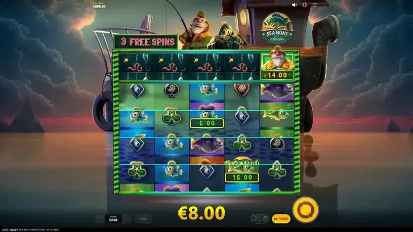 Sea Boat Adventure slot screenshot 4