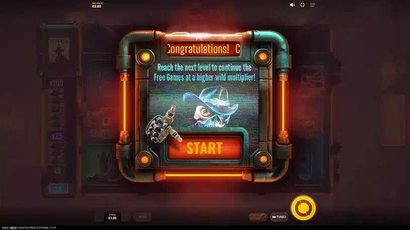 Wanted Wildz Extreme slot screenshot 3