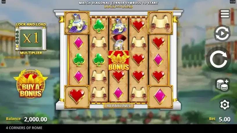 4 Corners Of Rome slot screenshot 1