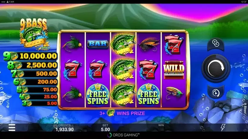 9 Bass slot screenshot 1