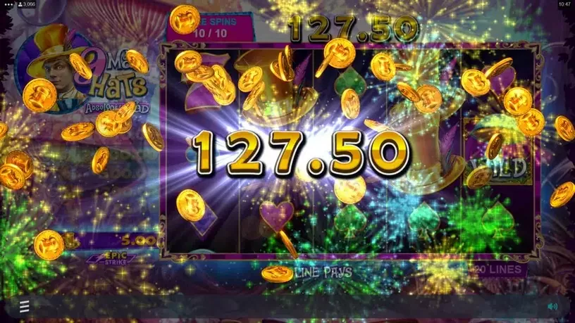 9 Mad Hats slot screenshot 8