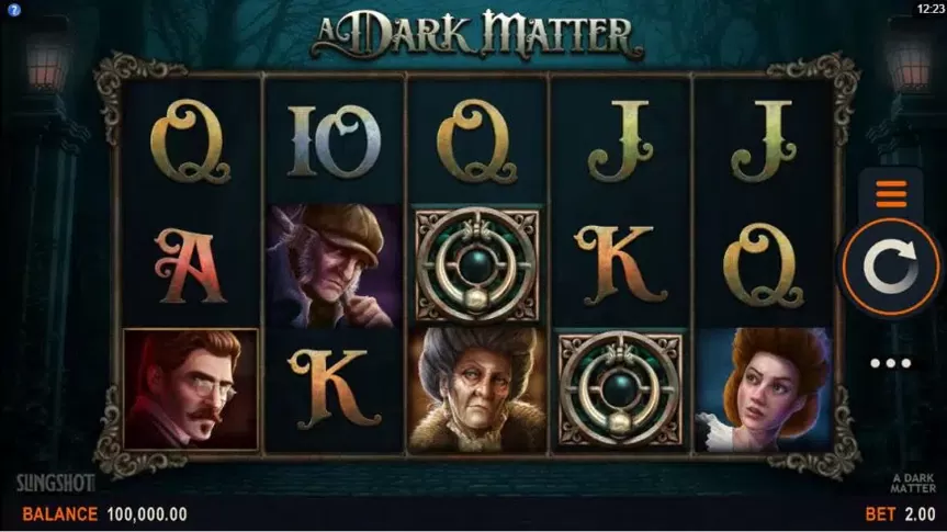 A Dark Matter slot screenshot 1