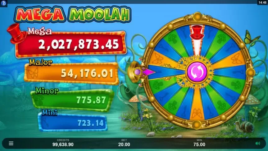 Absolootly Mad: Mega Moolah slot screenshot 3