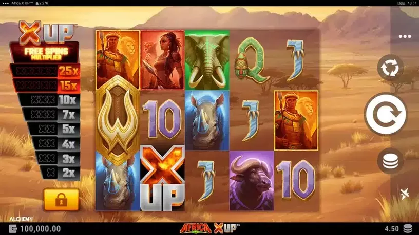 Africa X Up slot screenshot 1