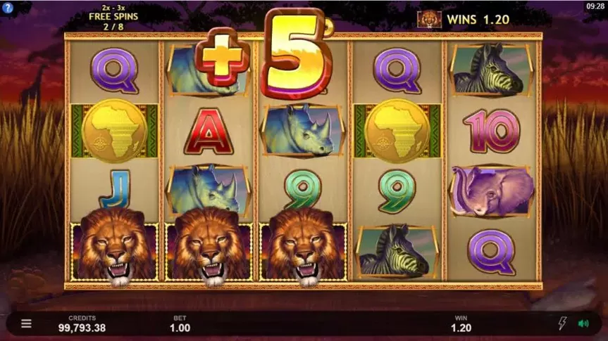 African Quest slot screenshot 5