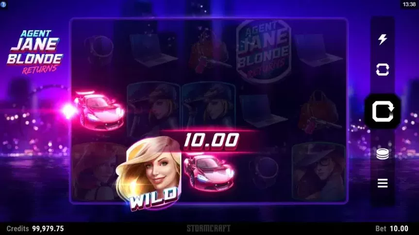 Agent Jane Blonde Returns slot screenshot 2