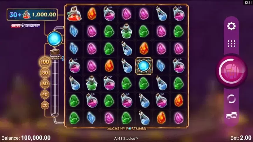 Alchemy Fortunes slot screenshot 1