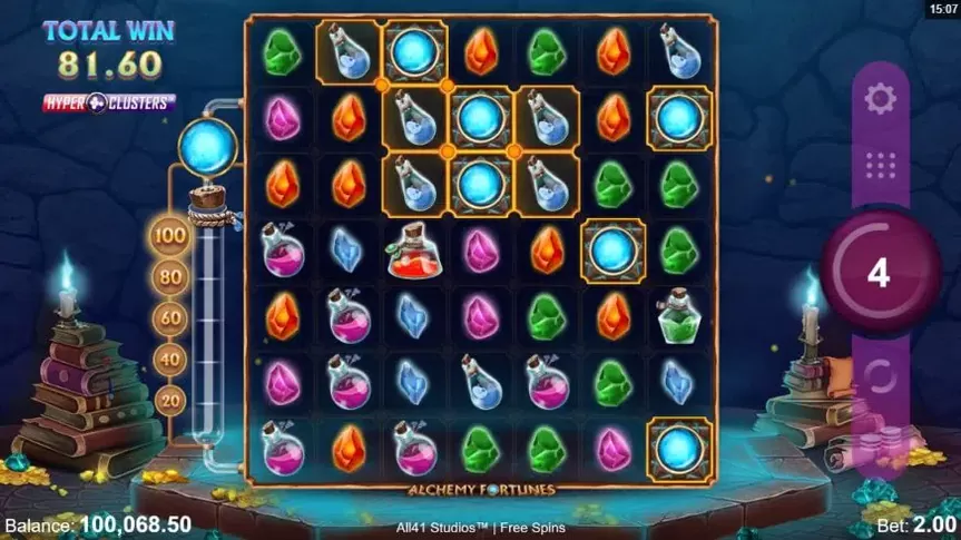 Alchemy Fortunes slot screenshot 4