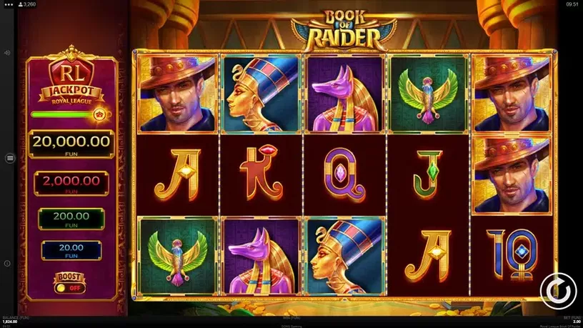 Book of Raider slot screenshot 1