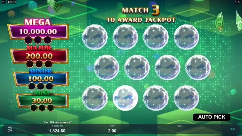 Cash ‘N Riches Megaways slot screenshot 3