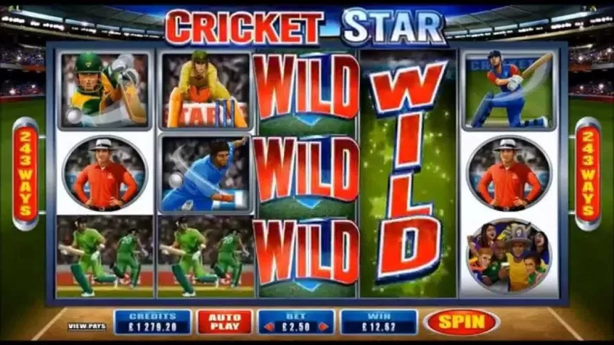 Cricket Star slot screenshot 3
