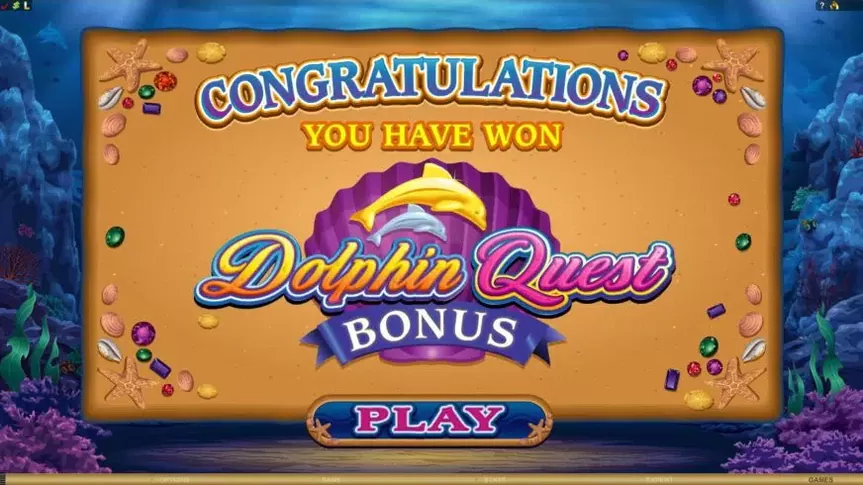 Dolphin Quest slot screenshot 1