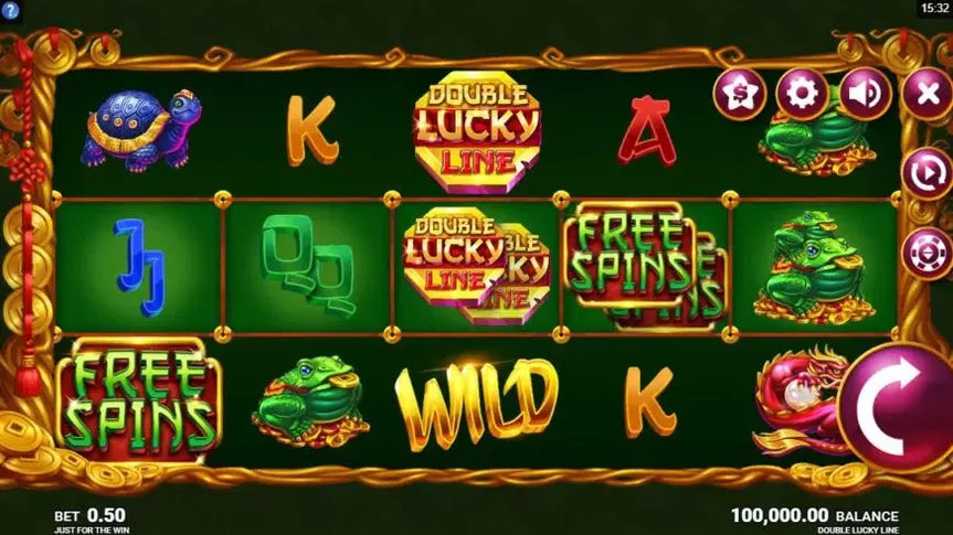 Double Lucky Line slot screenshot 1